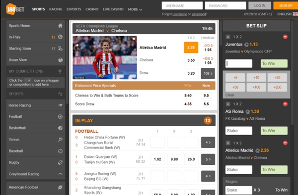 A simple and easy guide to betting on football and sports at 188BET