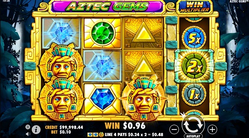 Aztec Gems - Slot game with extremely high payout ratio