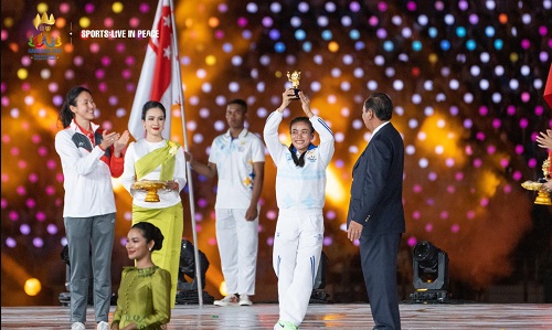 Vovinam Pal Chhor Raksmy is the best female athlete at the 32nd SEA Games