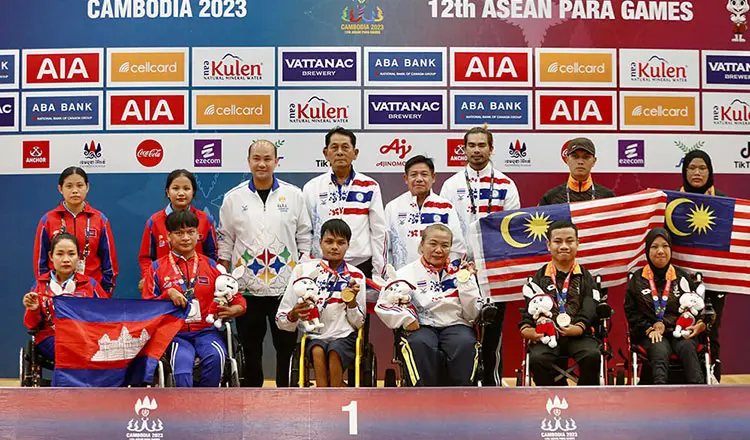 Cambodia wins 69 medals at ASEAN Para Games 2023