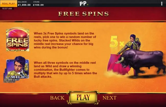 BullFight - Slot game inspired by bullfighting