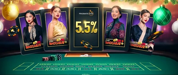 Pragmatic Play Baccarat Bonus: Earn Up to 5.5% on Net Winnings